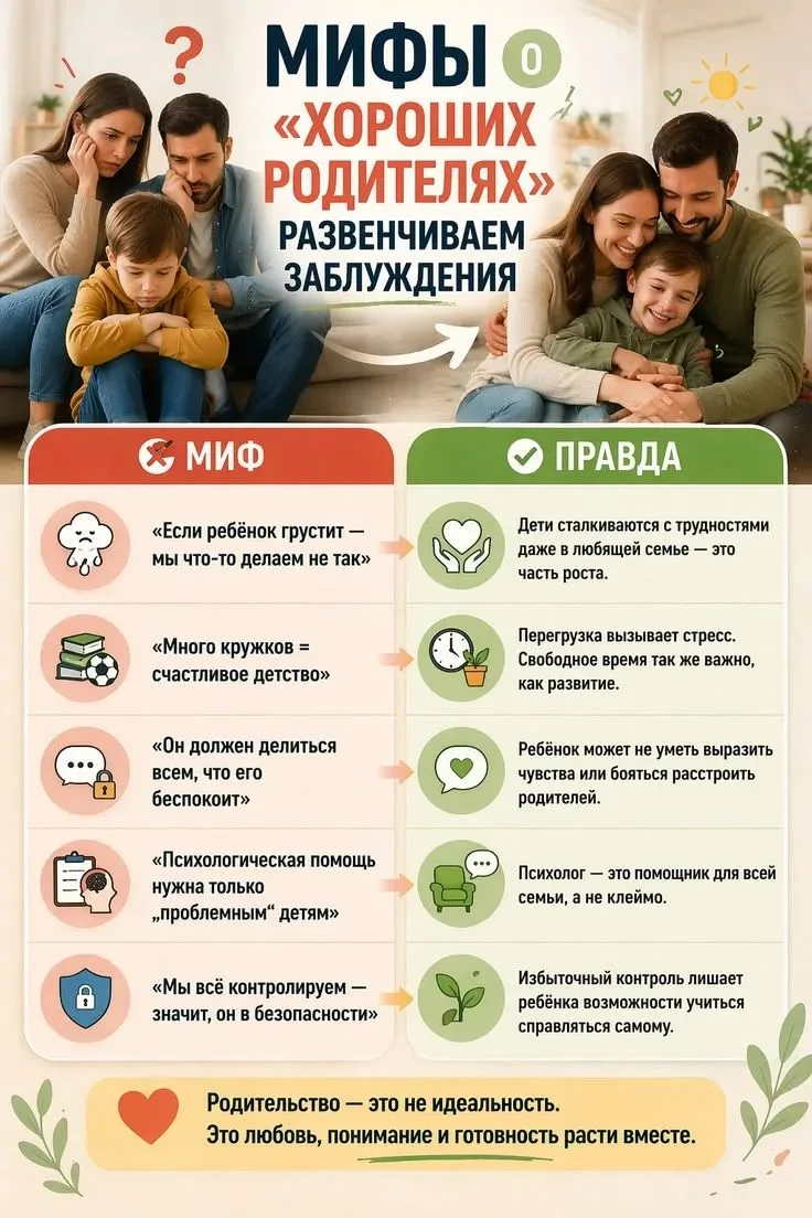 Идеальных родителей не существует

Ошибки, сложные эмоции и детские трудности — это часть взросления