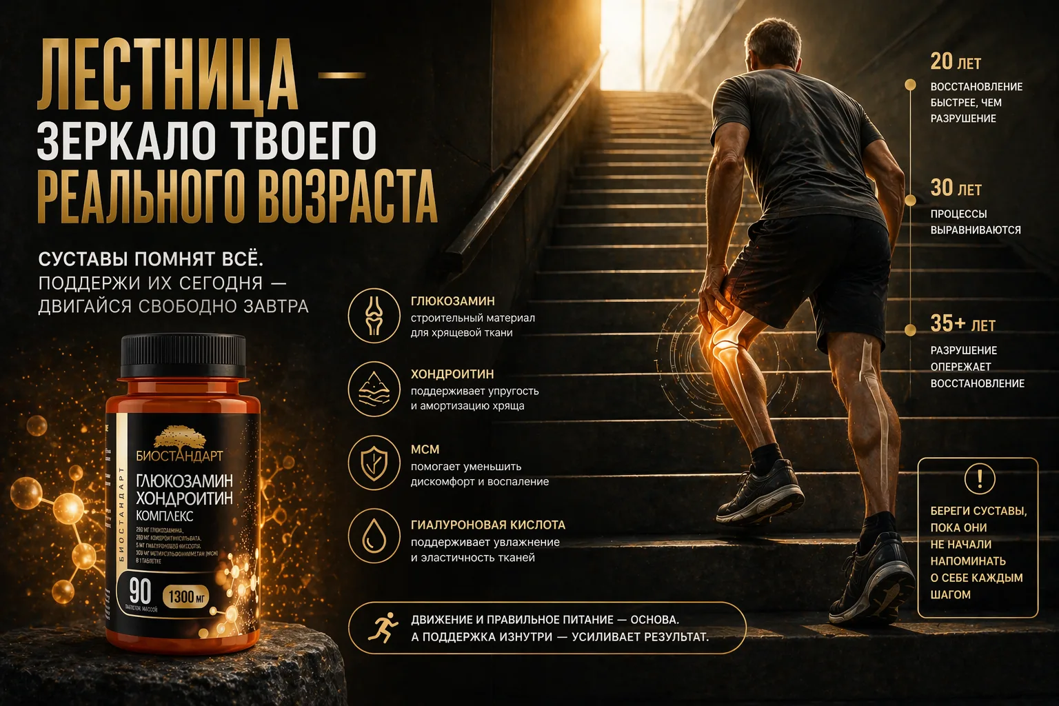Лестница — зеркало твоего реального возраста.