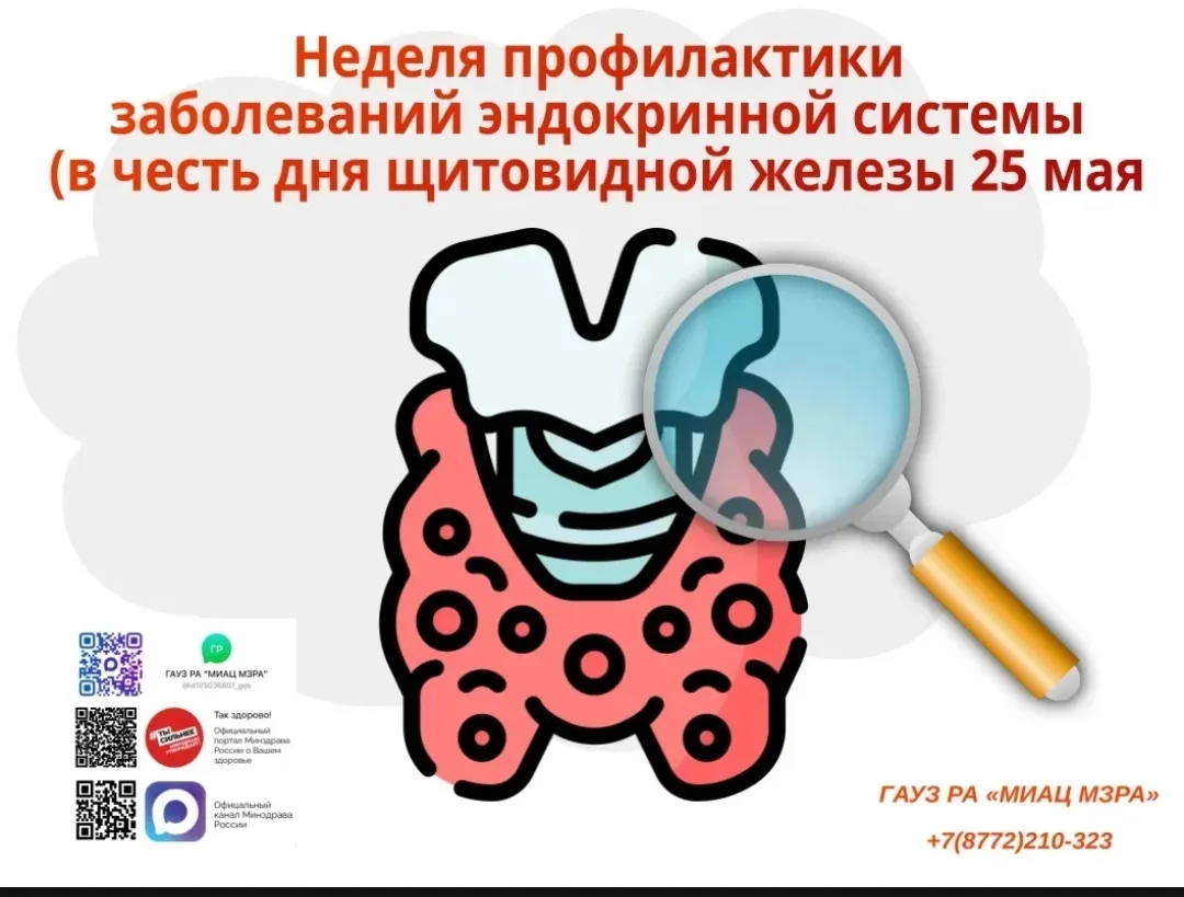 🩺 18–24 мая — Неделя профилактики заболеваний эндокринной системы