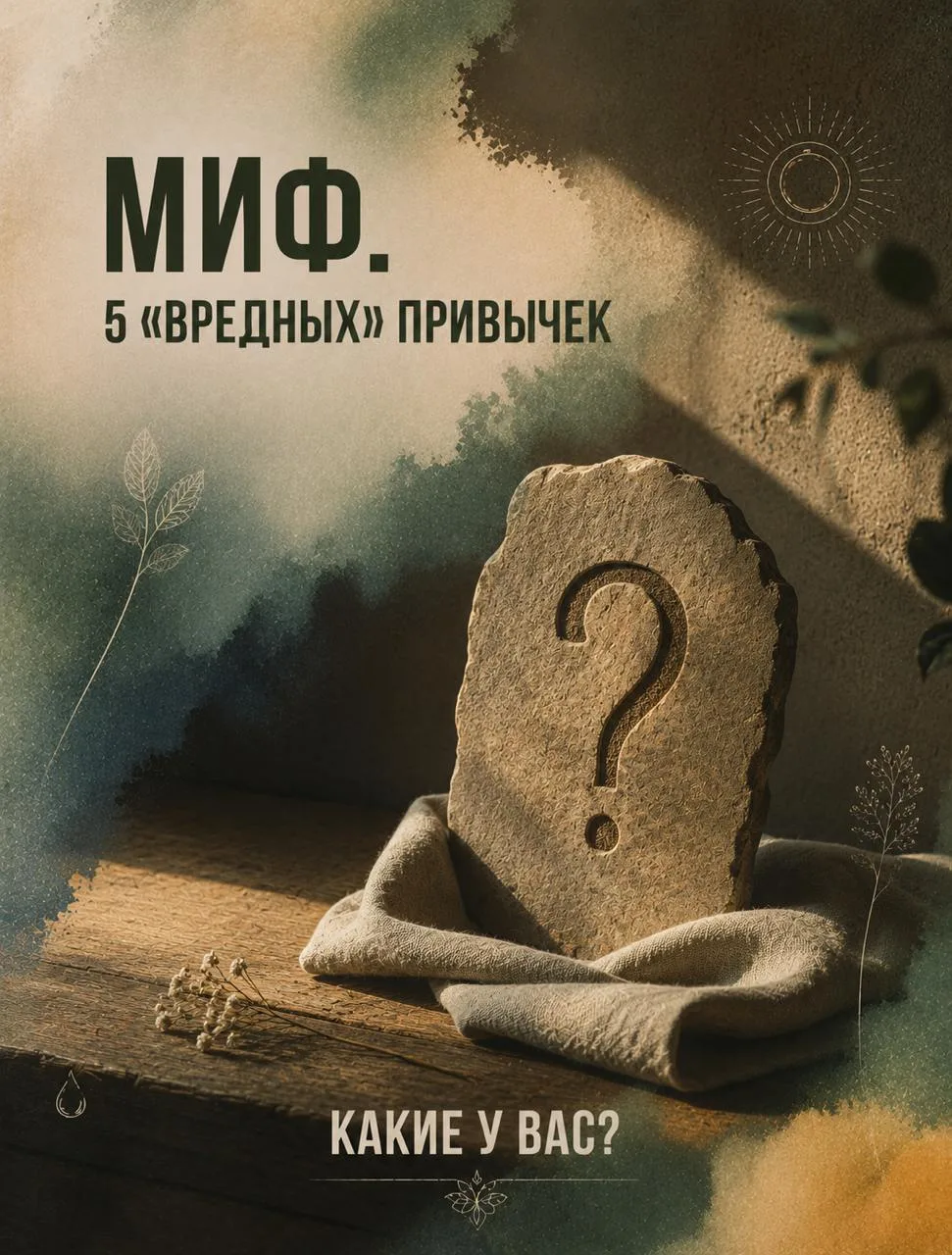 У каждого из нас есть привычка, которую мы прячем. Не потому что вредно - а потому что «все говорят»