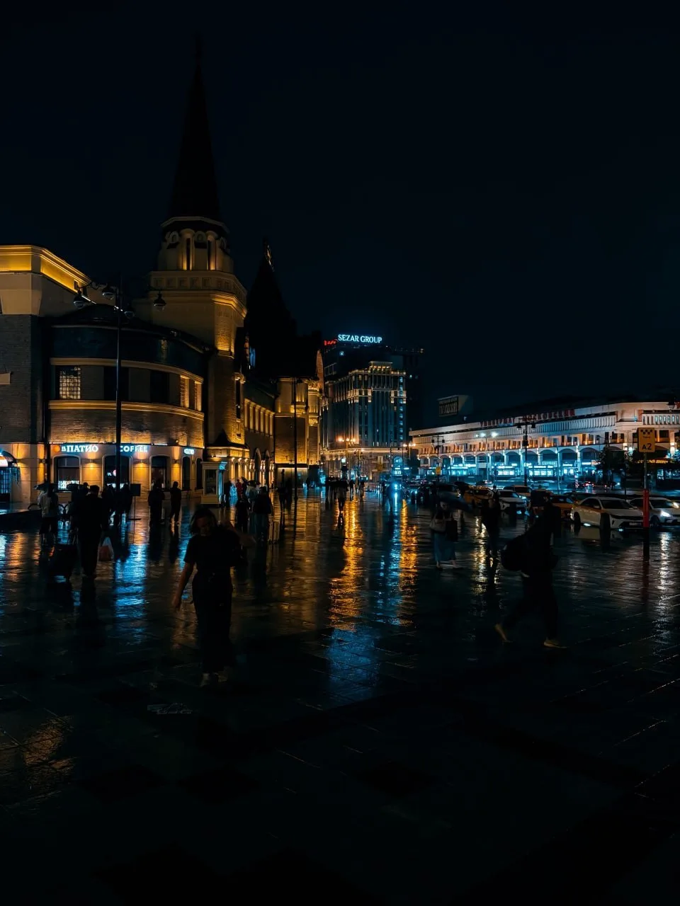 Красивая светящаяся Москва 🖤