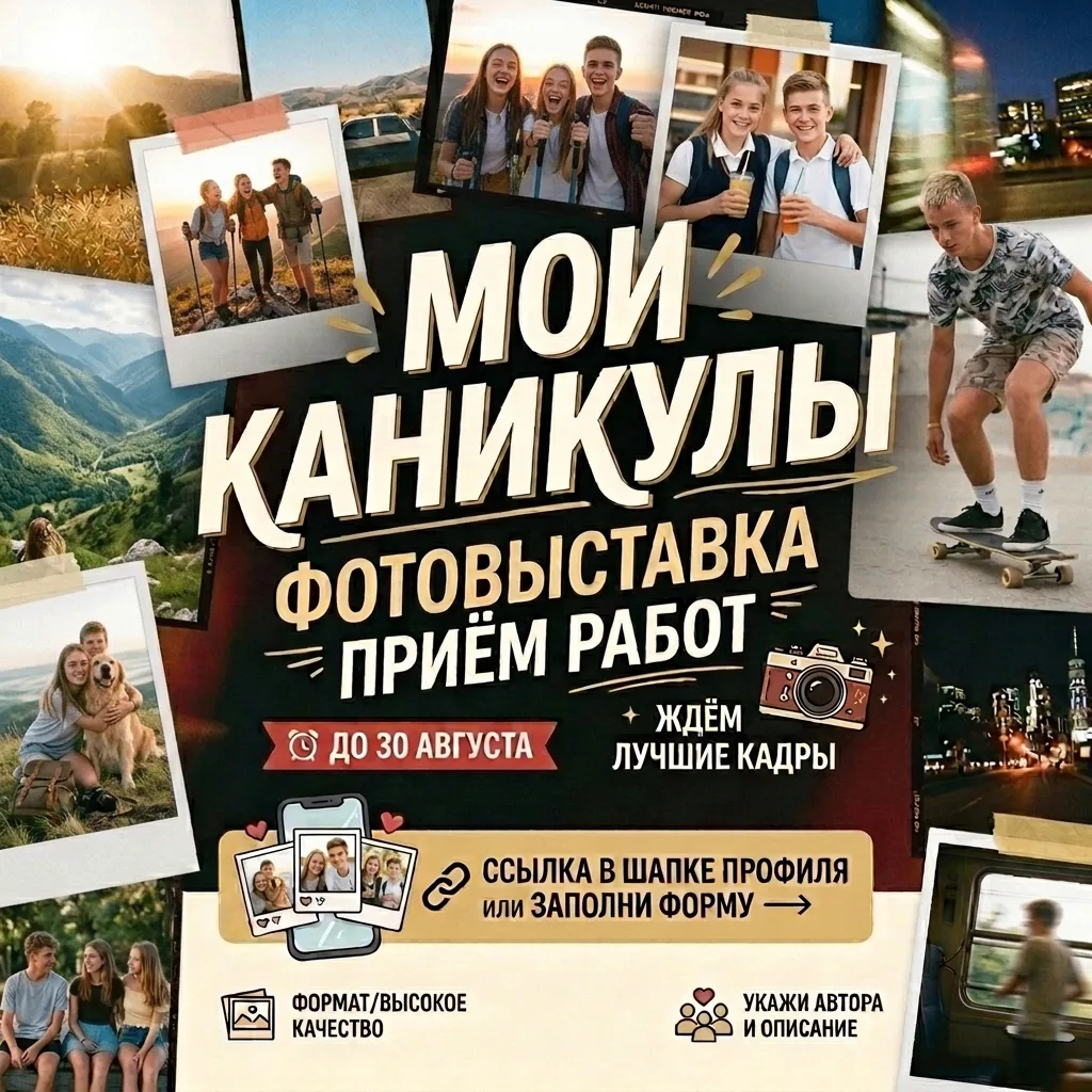 Лето пролетело незаметно, но сотни теплых кадров всё еще хранятся в наших смартфонах! 📱✨
