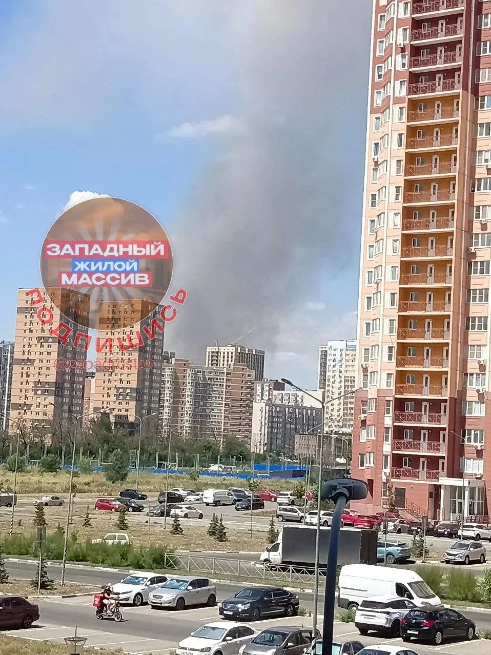 🔥 Большой ландшафтный пожар за Левенцовкой