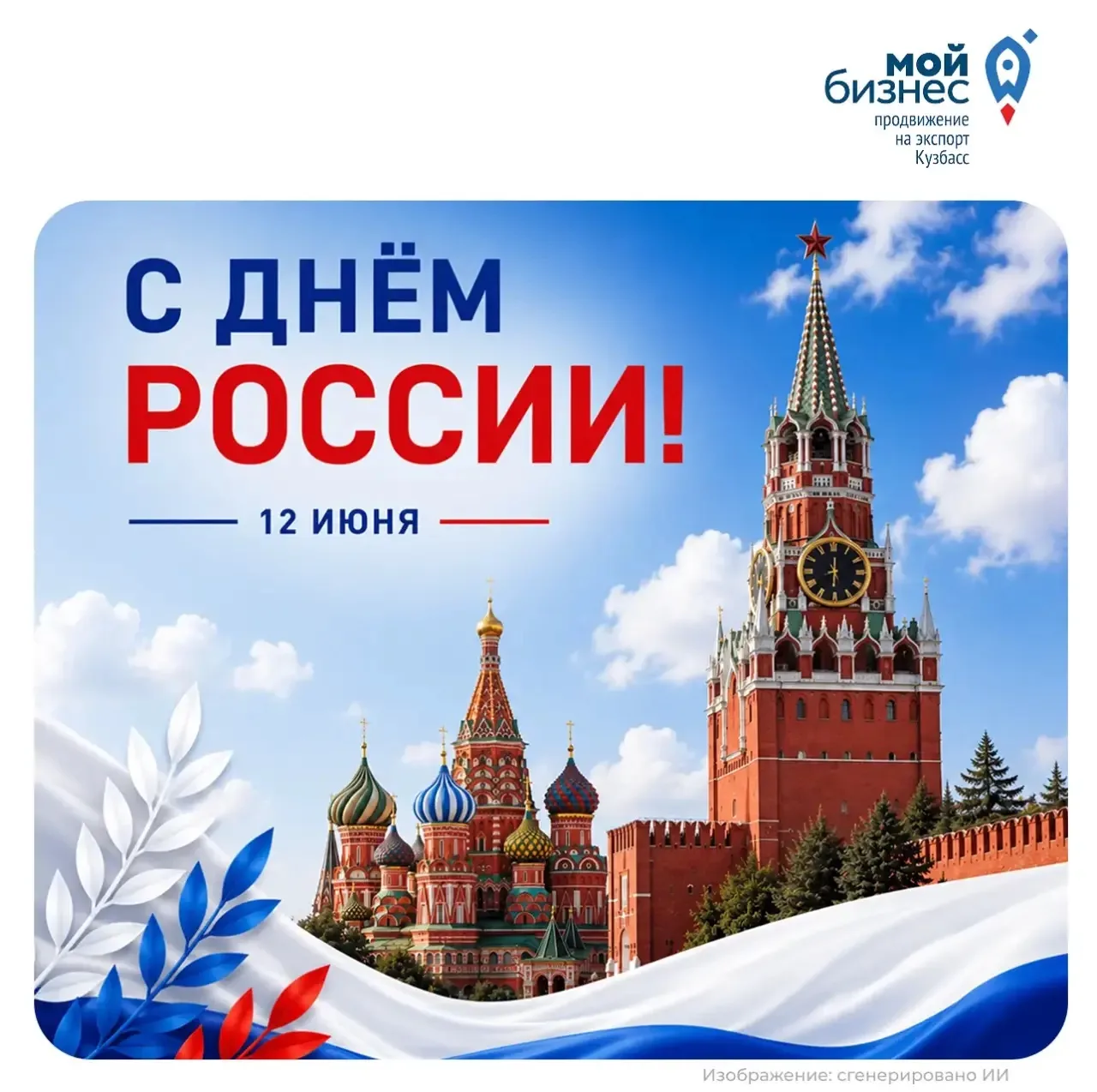 Дорогие друзья!

Поздравляем вас с Днём России — праздником, который объединяет нас в уважении к наш