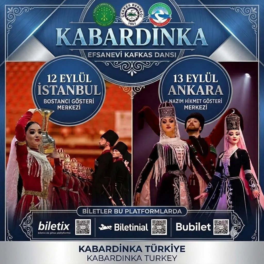 ⚜️Сольные концерты ансамбля «Кабардинка» в Турции!