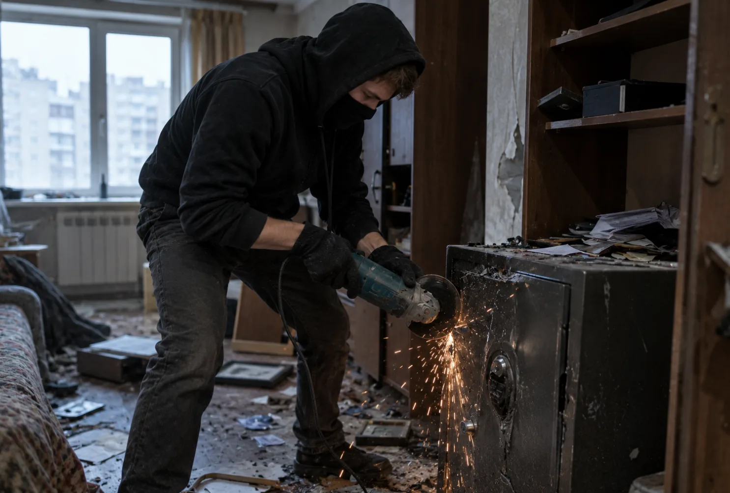 Мошенники заставили 19-летнего парня разгромить и поджечь чужую квартиру