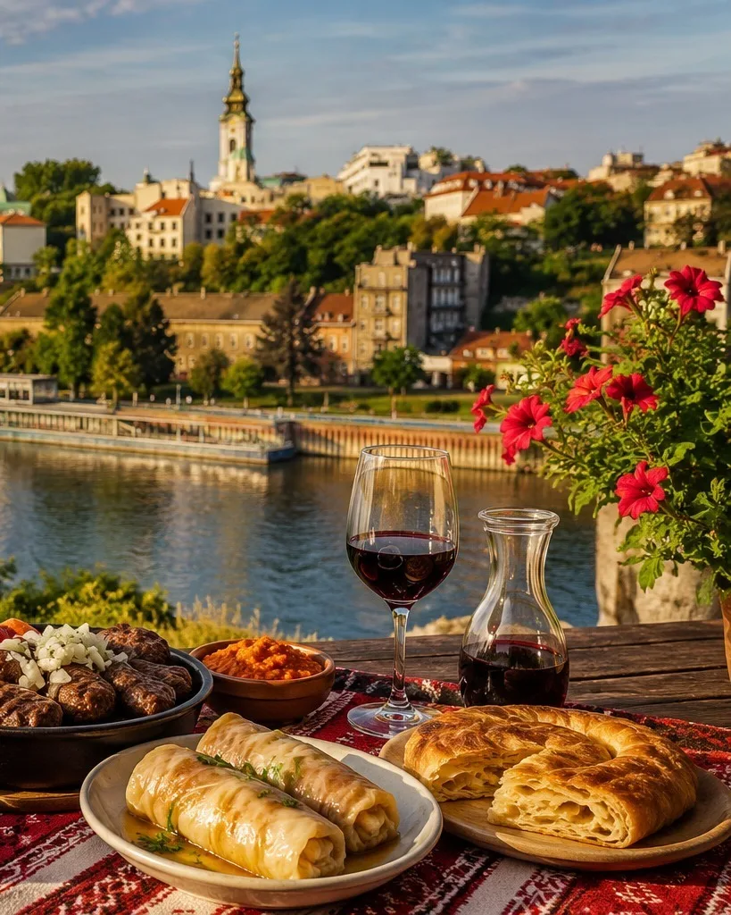 Сербия на вкус: путешествие по-балкански

Сербия редко начинается с парадных маршрутов. Чаще — с аро