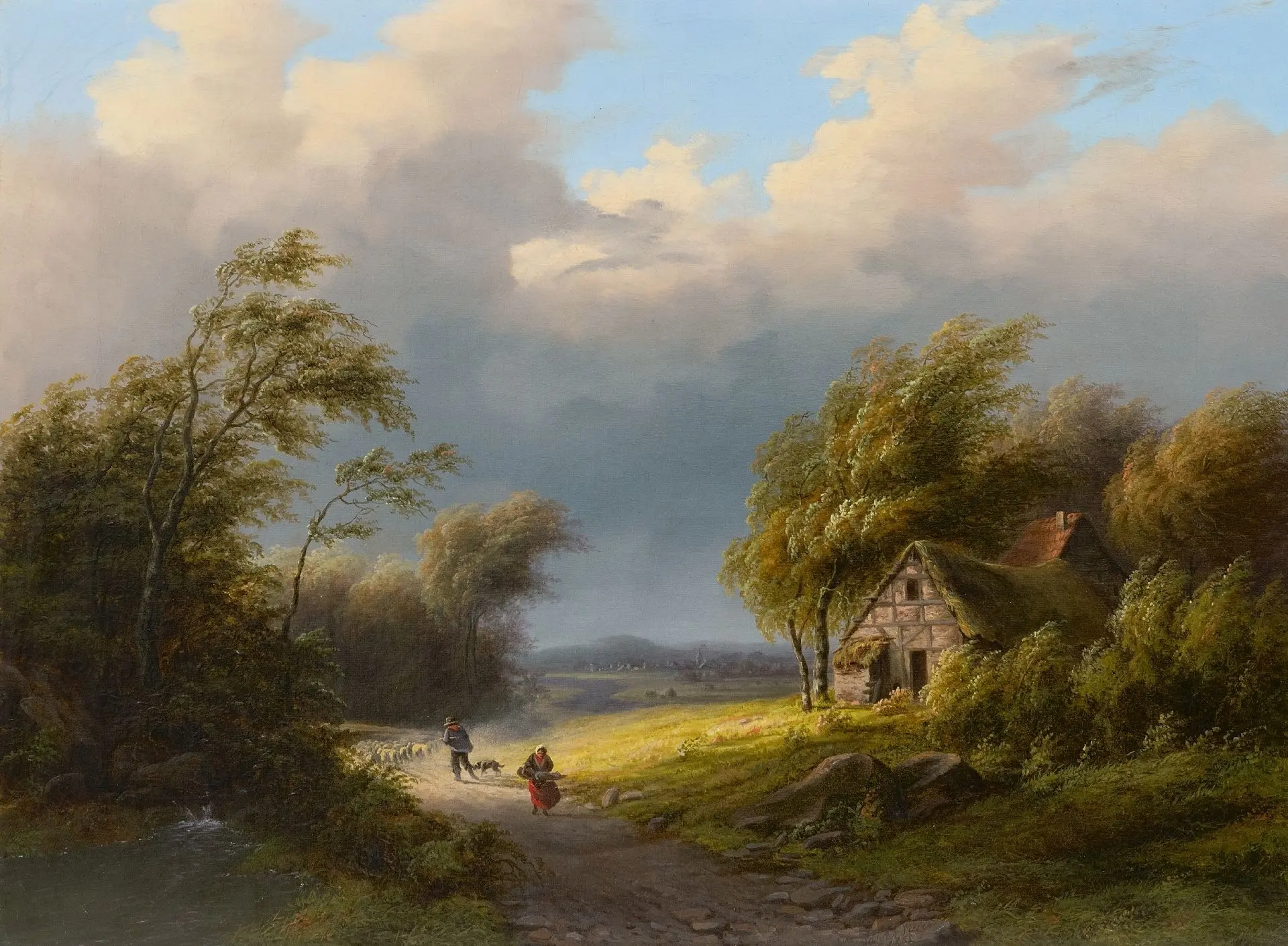 «Штормовая погода» (Sturmwetter / Een stormachtige dag), 1851 г.
