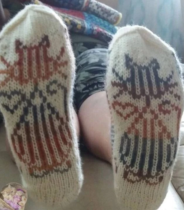 Котоноски. Схемы для вязания жаккарда!