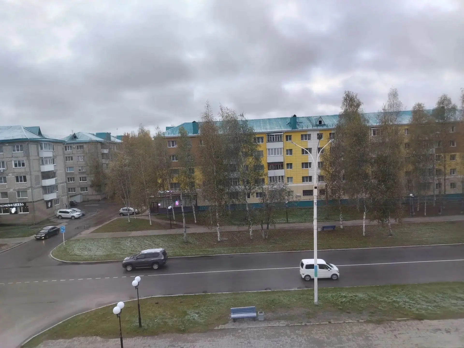 Первый снег.
