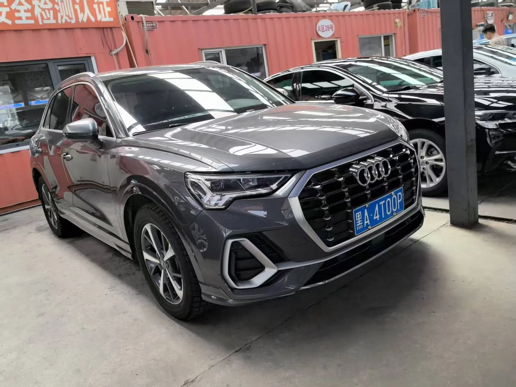 🚚Забрали у дилера AUDI Q3, Vin 4783. Дополнительно установили защиту кузова плёнкой.