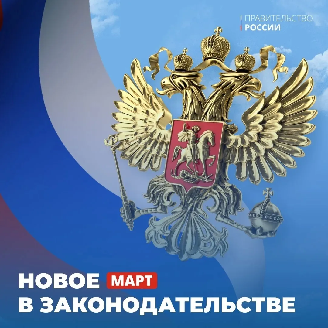 🇷🇺 О законах, которые вступают в силу в марте — в карточках Правительства России.