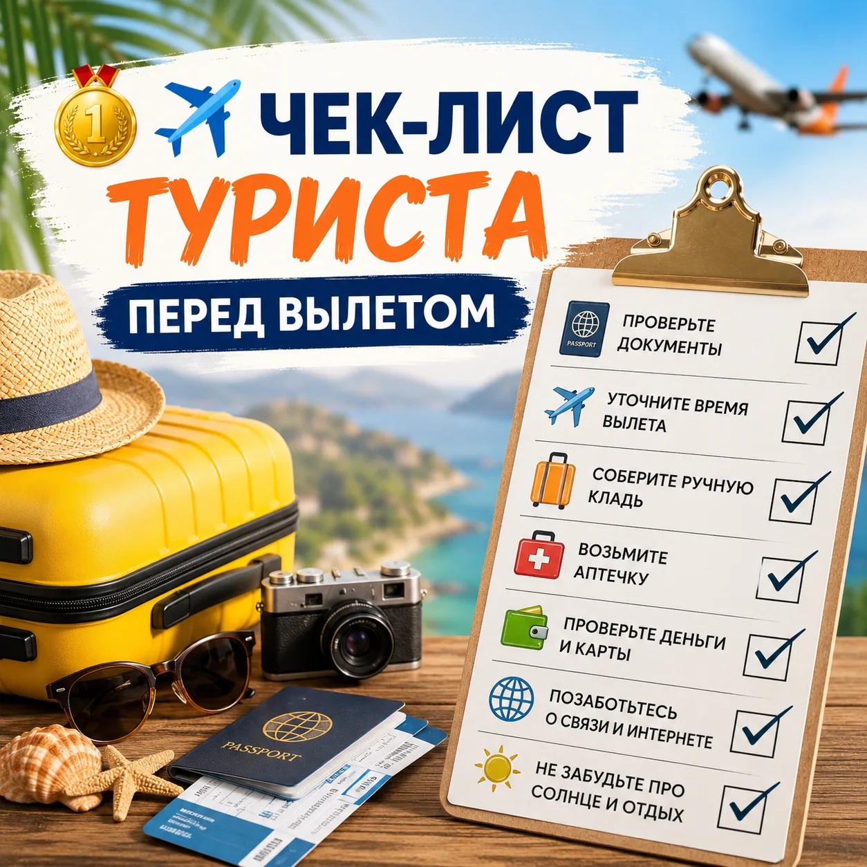 ✈️ Гайд туриста: что обязательно сделать перед поездкой