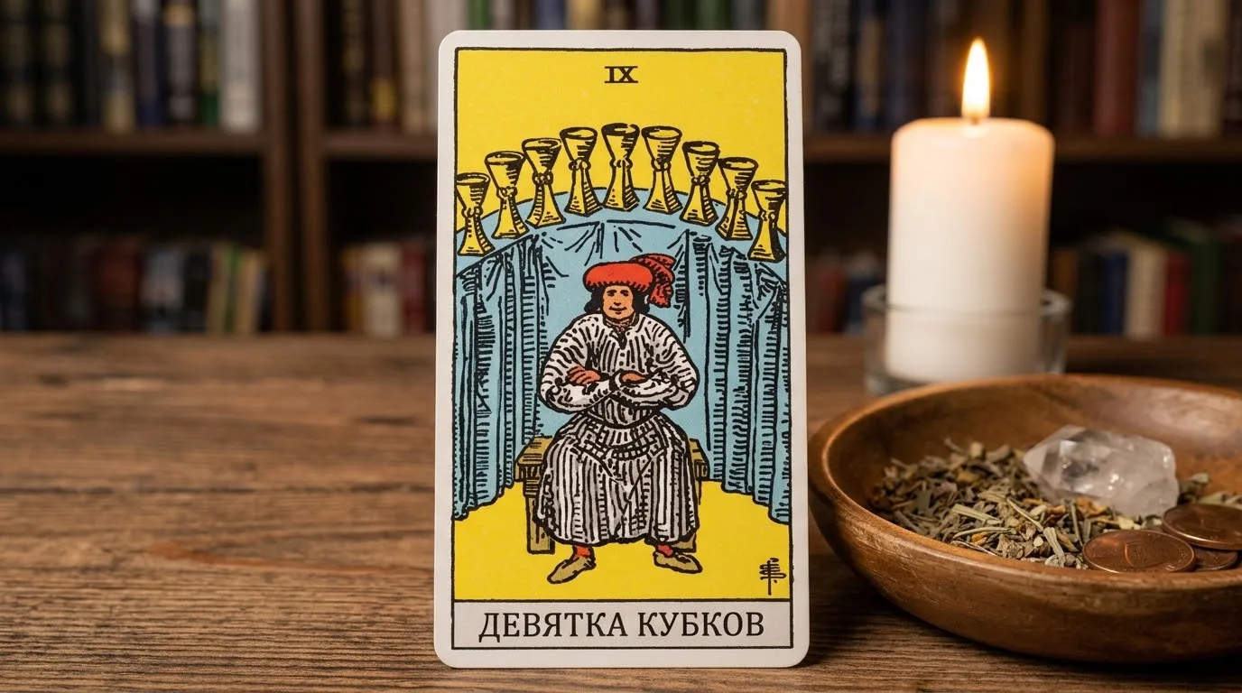 КАРТА ДНЯ, ЧЕТВЕРГ, ДЕВЯТКА КУБКОВ