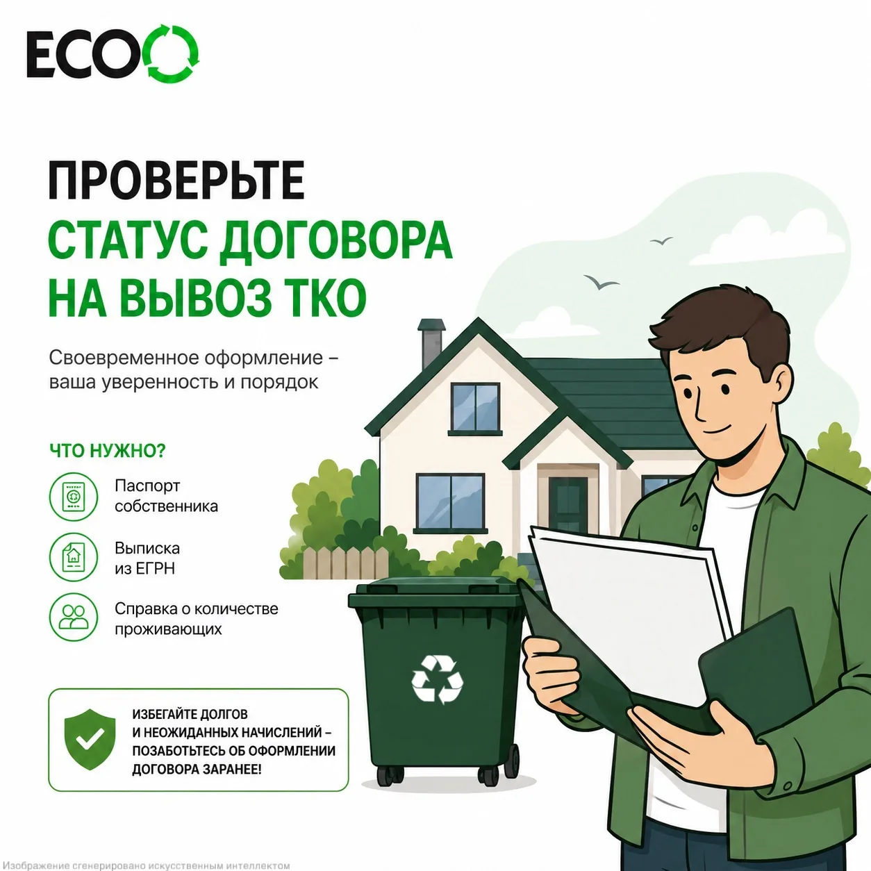 Почему владельцам частных домов в Калининградской области важно проверить статус договора на вывоз м