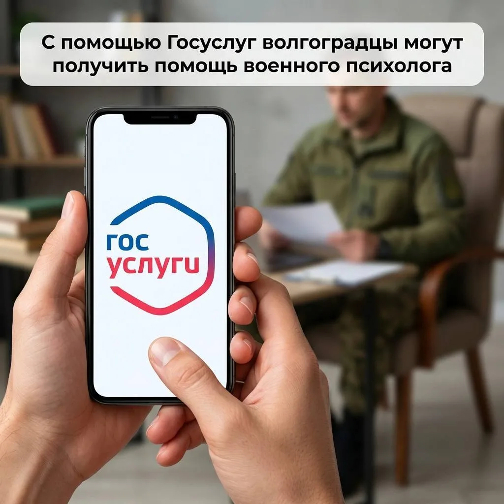 С помощью Госуслуг можно получить помощь военного психолога 🗣️