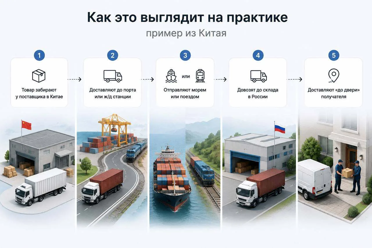📦 Что такое мультимодальные перевозки грузов и зачем они нужны при доставке