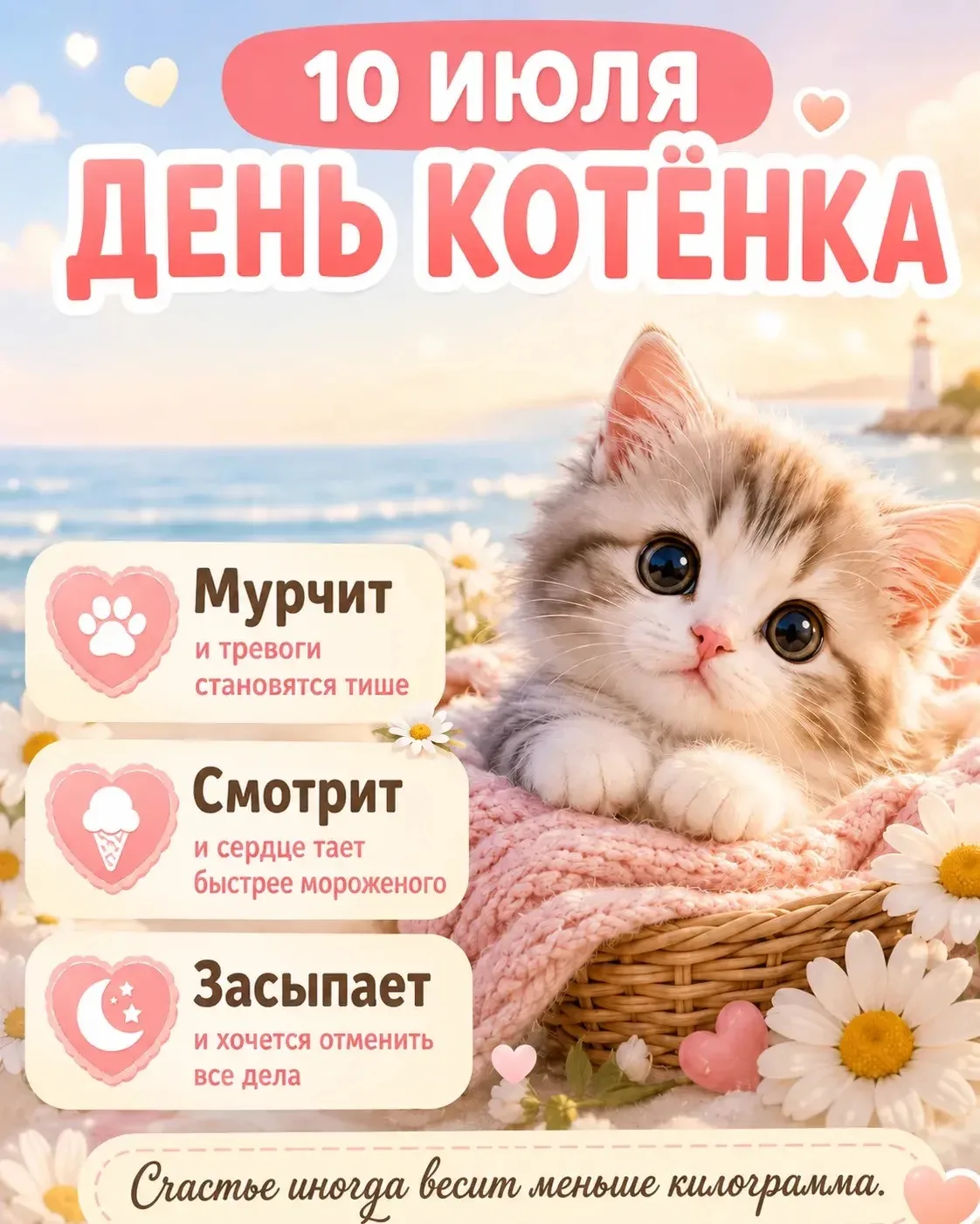 10 июля — День котёнка.