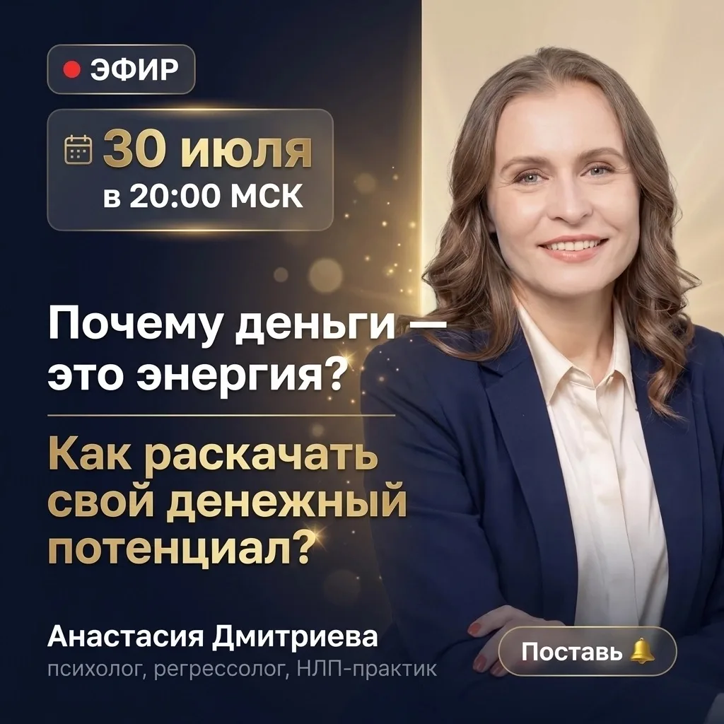 Завтра я расскажу то, что изменит ваши отношения с деньгами. Навсегда.

Я долго думала — в каком фор
