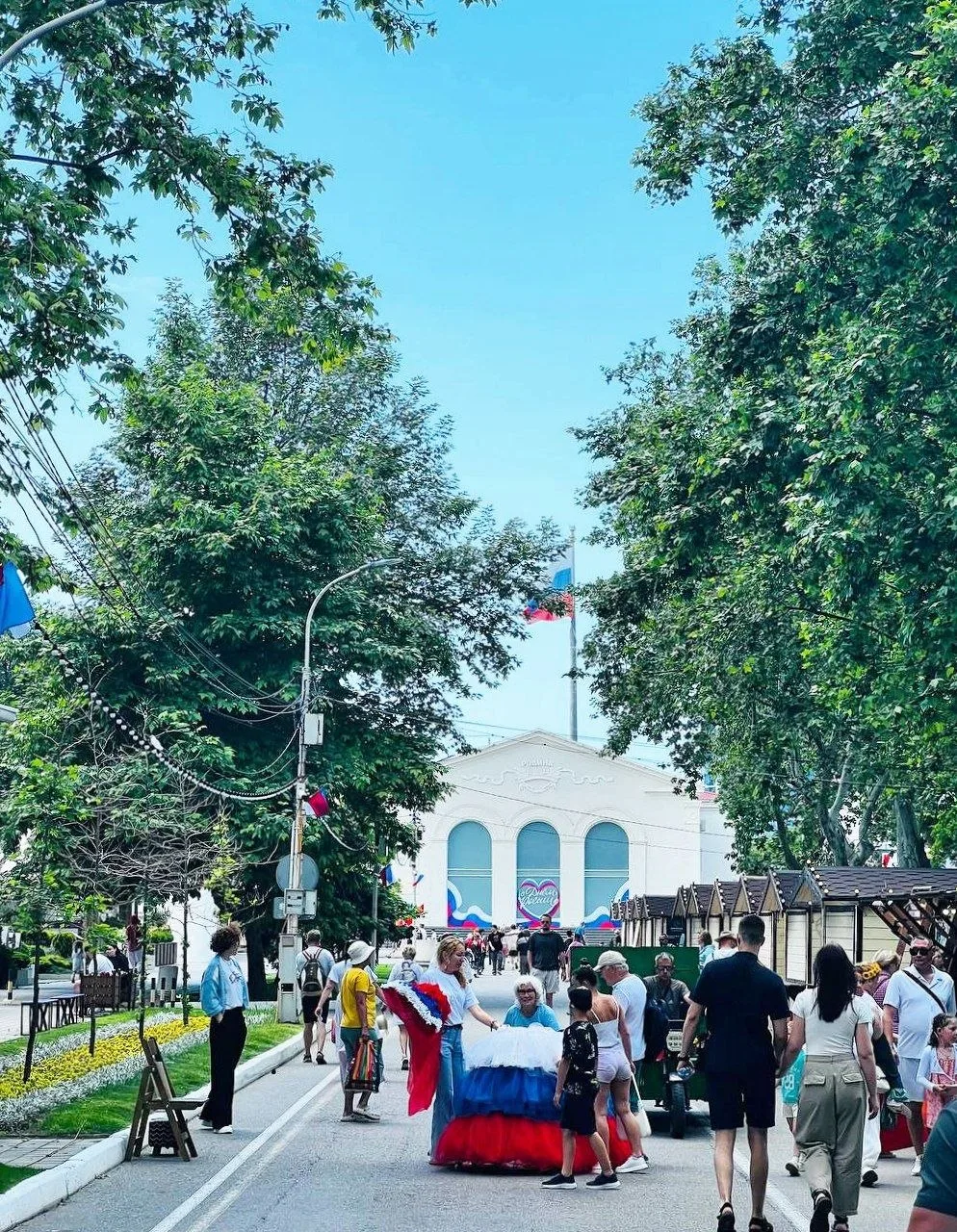 Анапа, центр курорта 12 июня 2026.