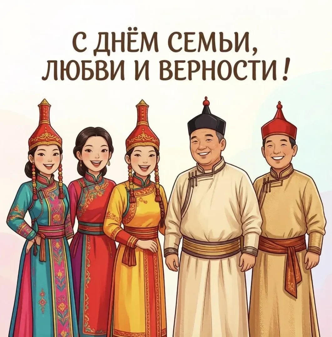 С Днём семьи, любви и верности! 💛