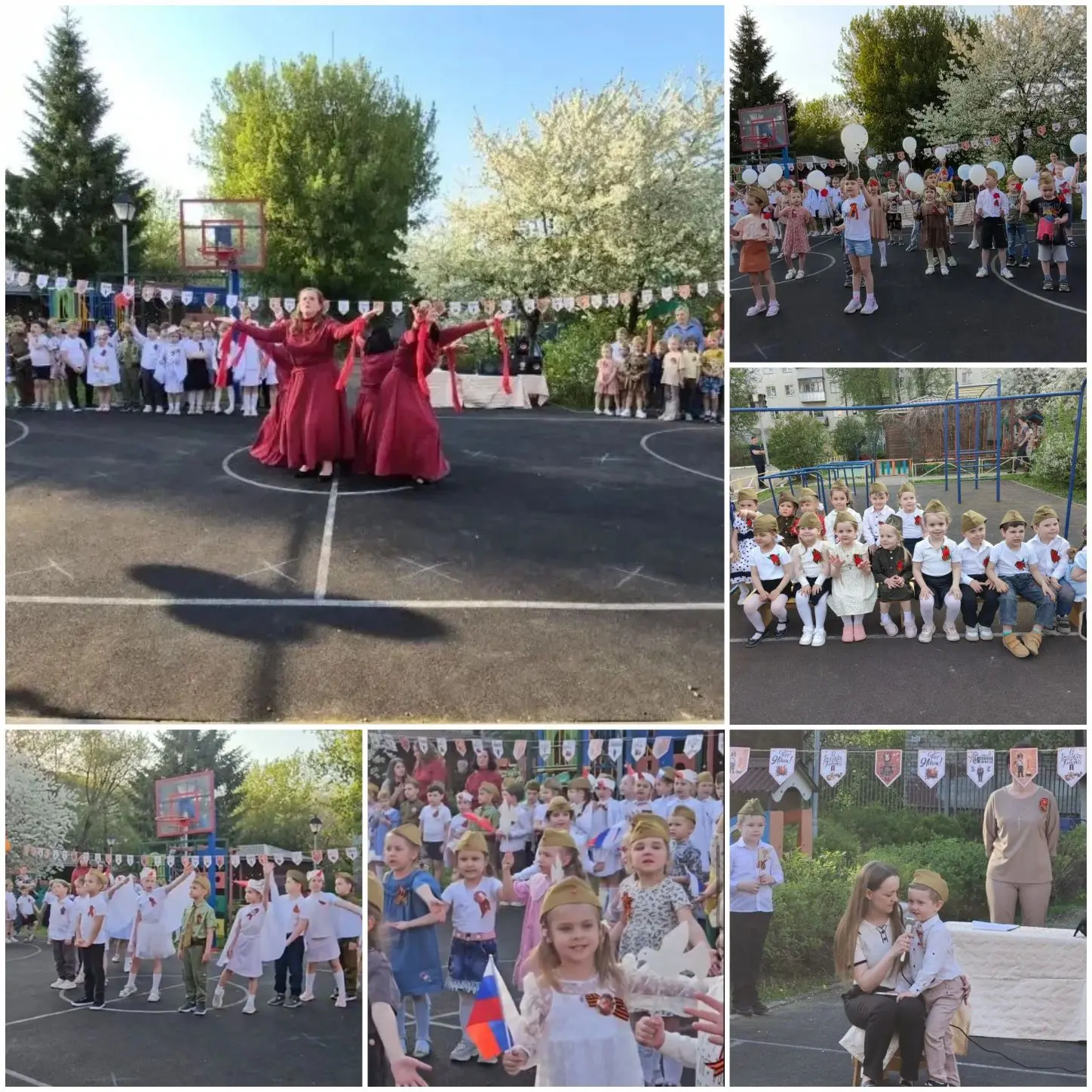 ⭐Трогательный концерт ко Дню
 Победы в нашем детском саду! 
⭐Во 2 корпусе  нашего  детского  сада пр