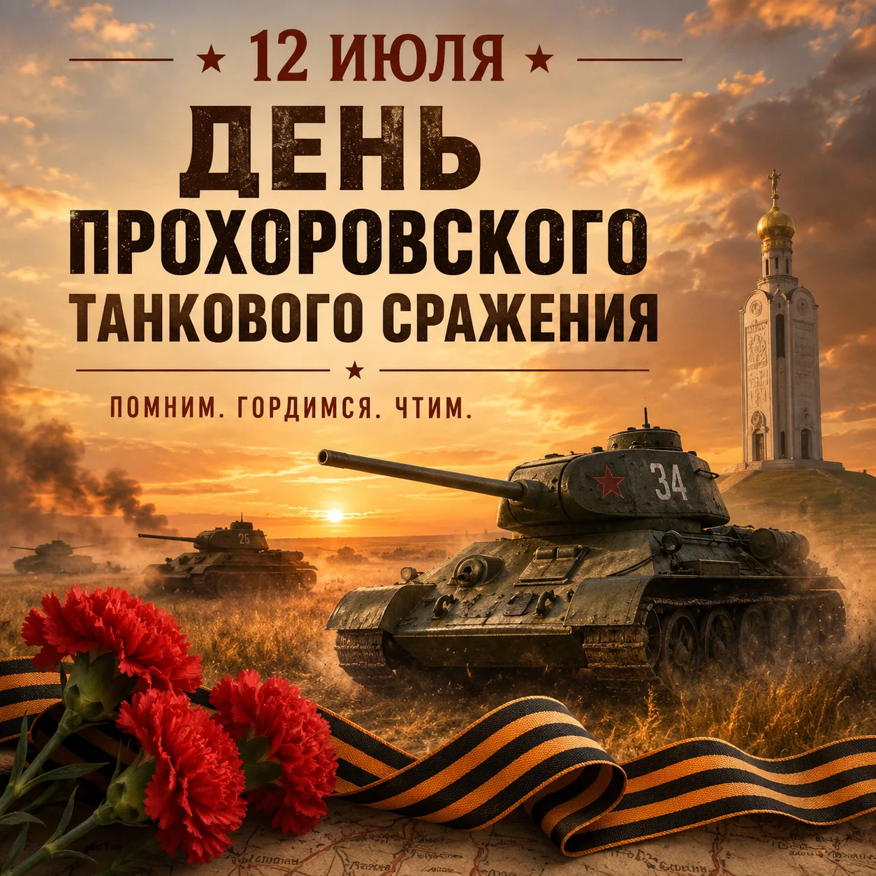 12 июля — День Прохоровского танкового сражения

Сегодня мы вспоминаем одно из самых героических и с