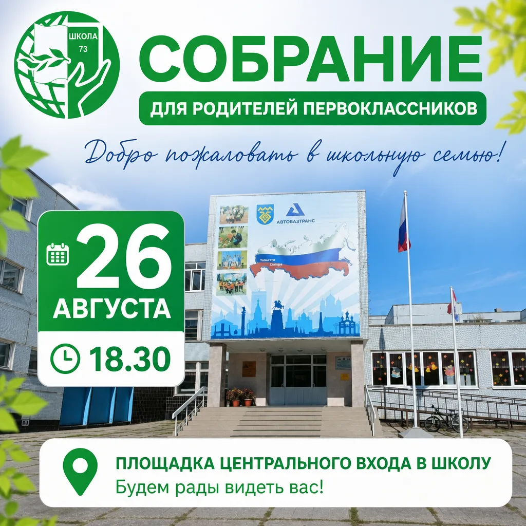 🏫 Школа зовёт на встречу! 👦👧