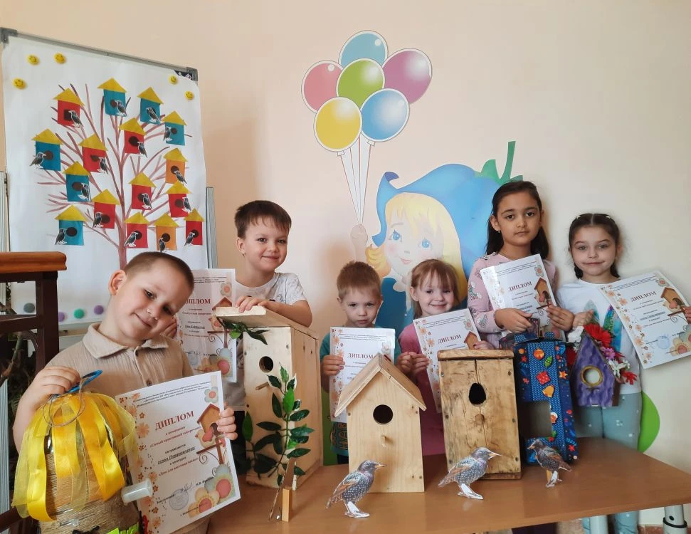 🔥Подведены итоги внутрисадовского конкурса на изготовление скворечника "Дом для вестни...