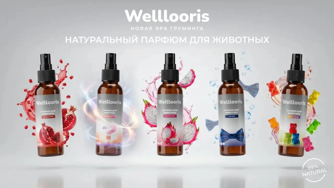 Welllooris: профессиональная линейка парфюмов для животных — решение для зоомагазинов, ...