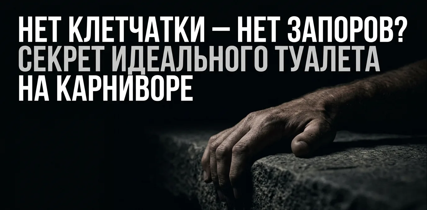 Карнивор и запоры: почему их не существует, если вы едите достаточно жира?

Один из главных страхов 