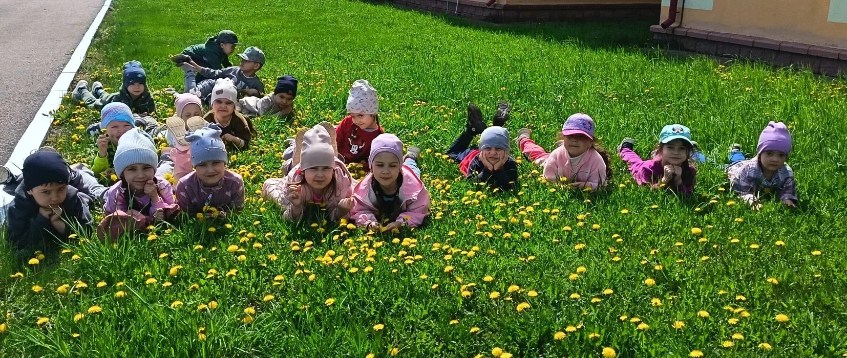Познавательное развитие детей средней группы во время прогулки "  Наблюдение за одуванч...