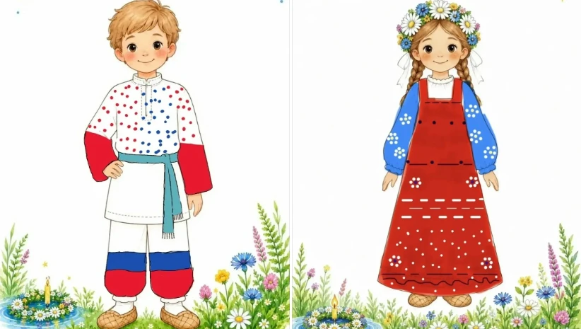 🎉 Поздравляем участников акции «Узор Родины: раскрасим рубаху и сарафан»! 😍

В каждом узоре — част