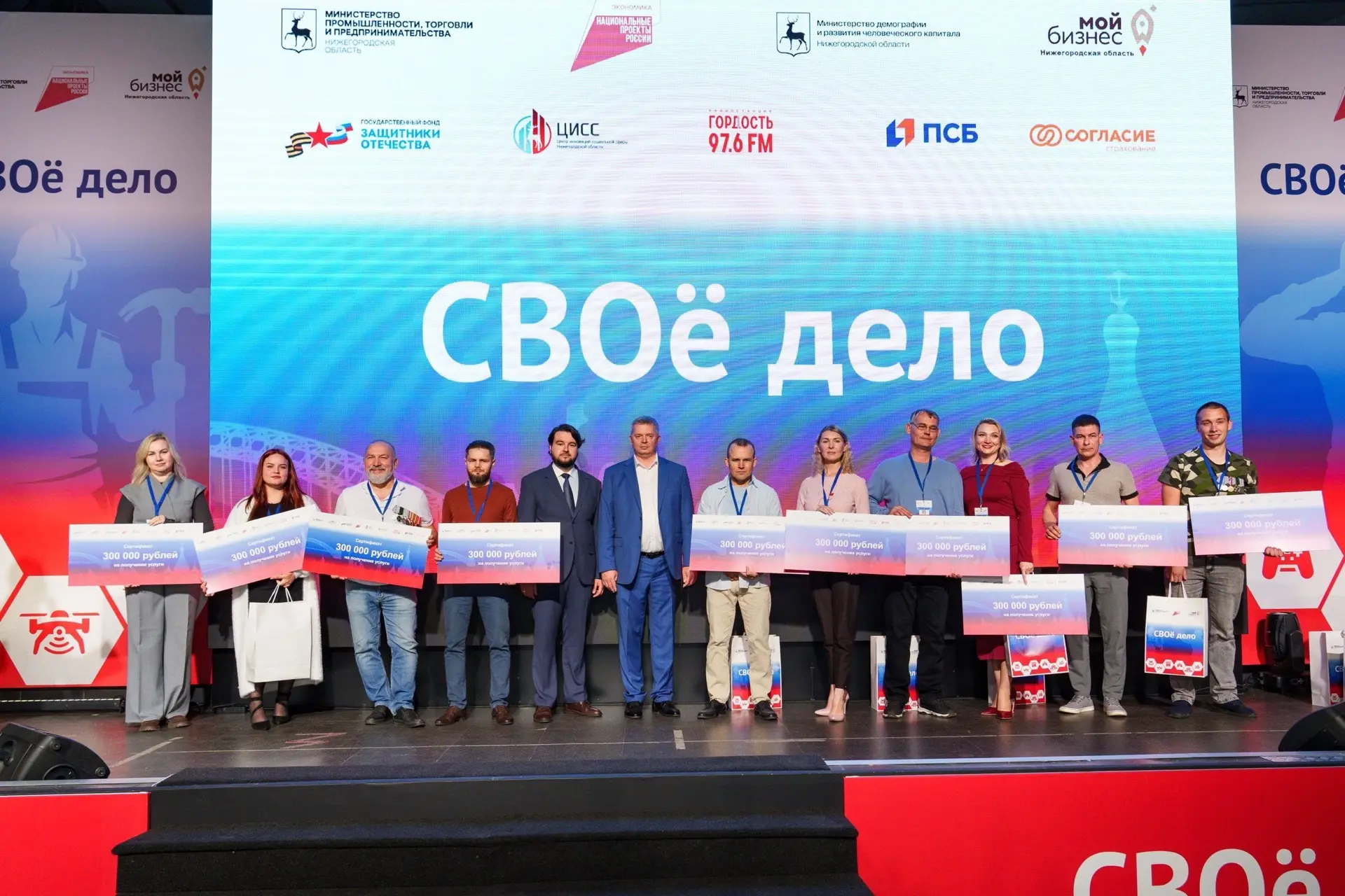 Подведены итоги проекта «СВОё дело» в Нижегородской области.
