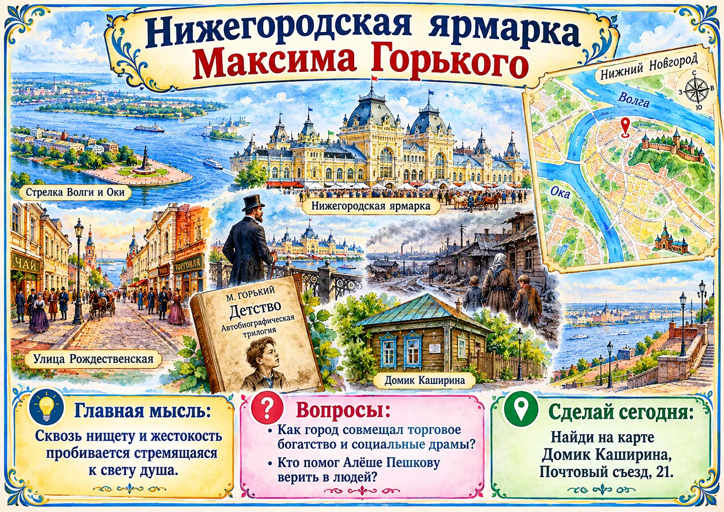 📚Литературная география России.🌏
