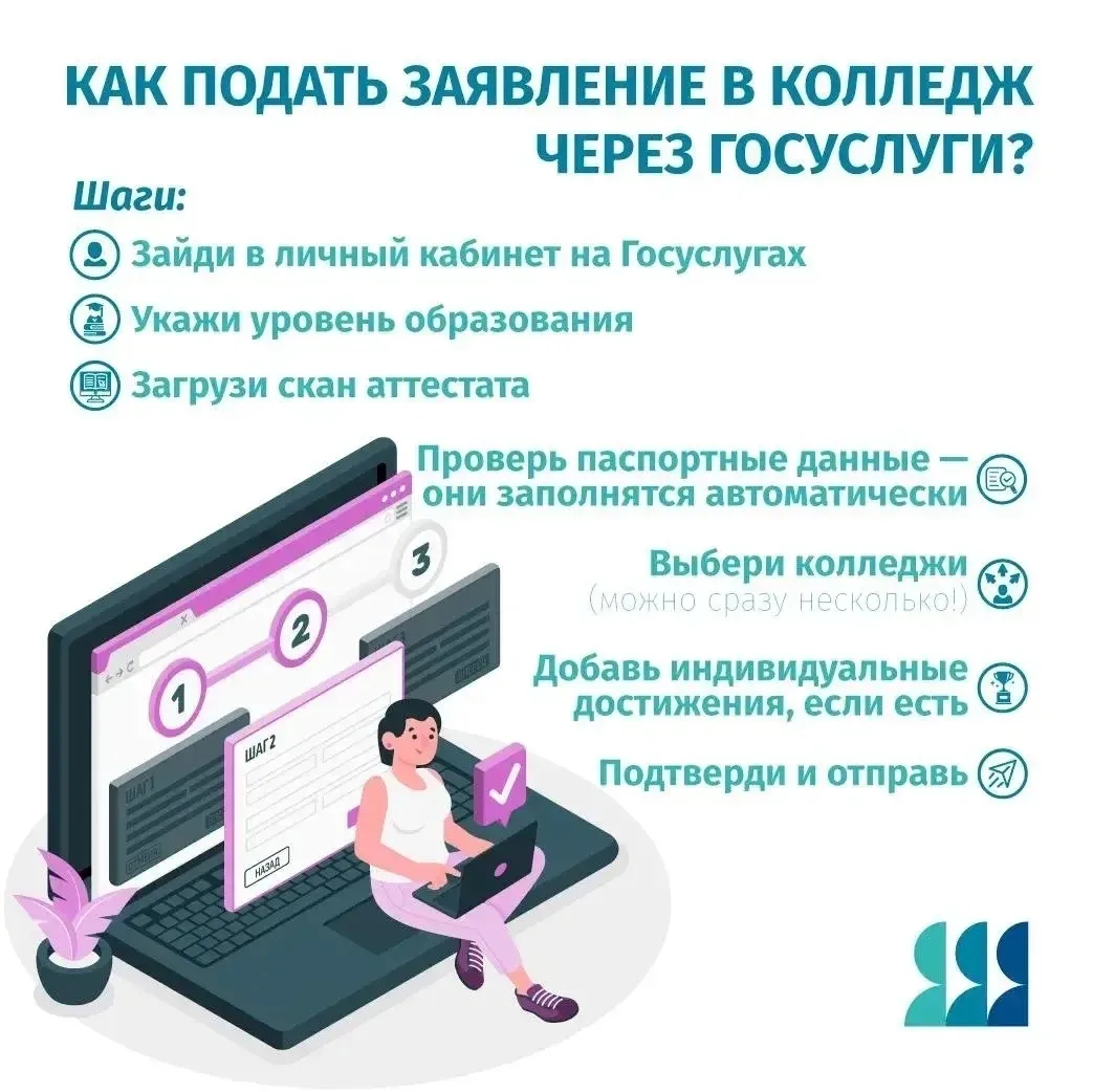 🎓 Поступайте в колледж онлайн!

Можно подать заявление сразу в несколько колледжей через Госуслуги.