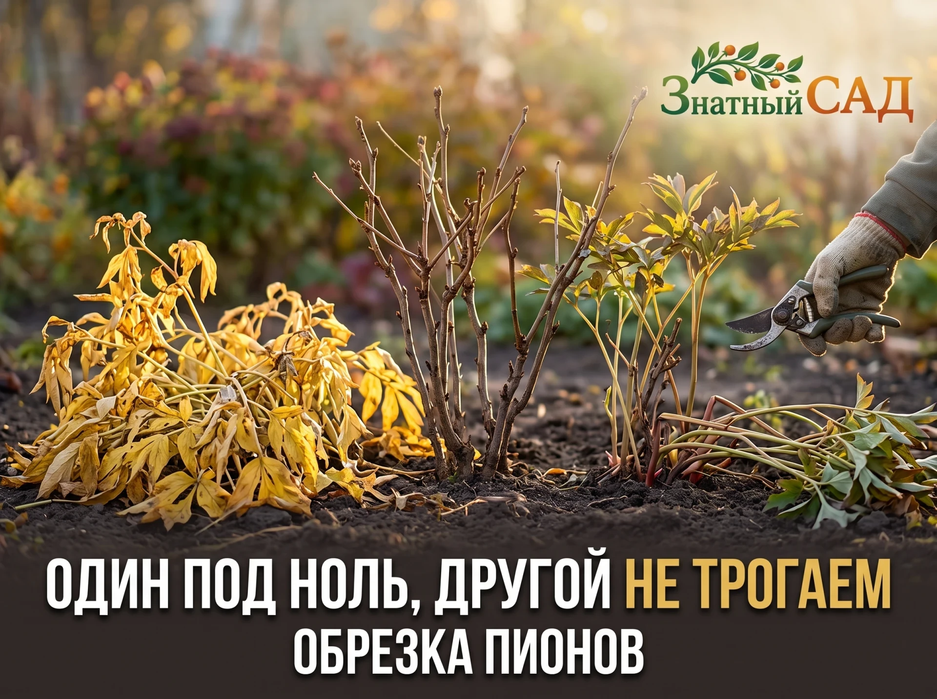 🌸 ВЫ СПРАШИВАЕТЕ: КОГДА ОБРЕЗАТЬ ПИОНЫ