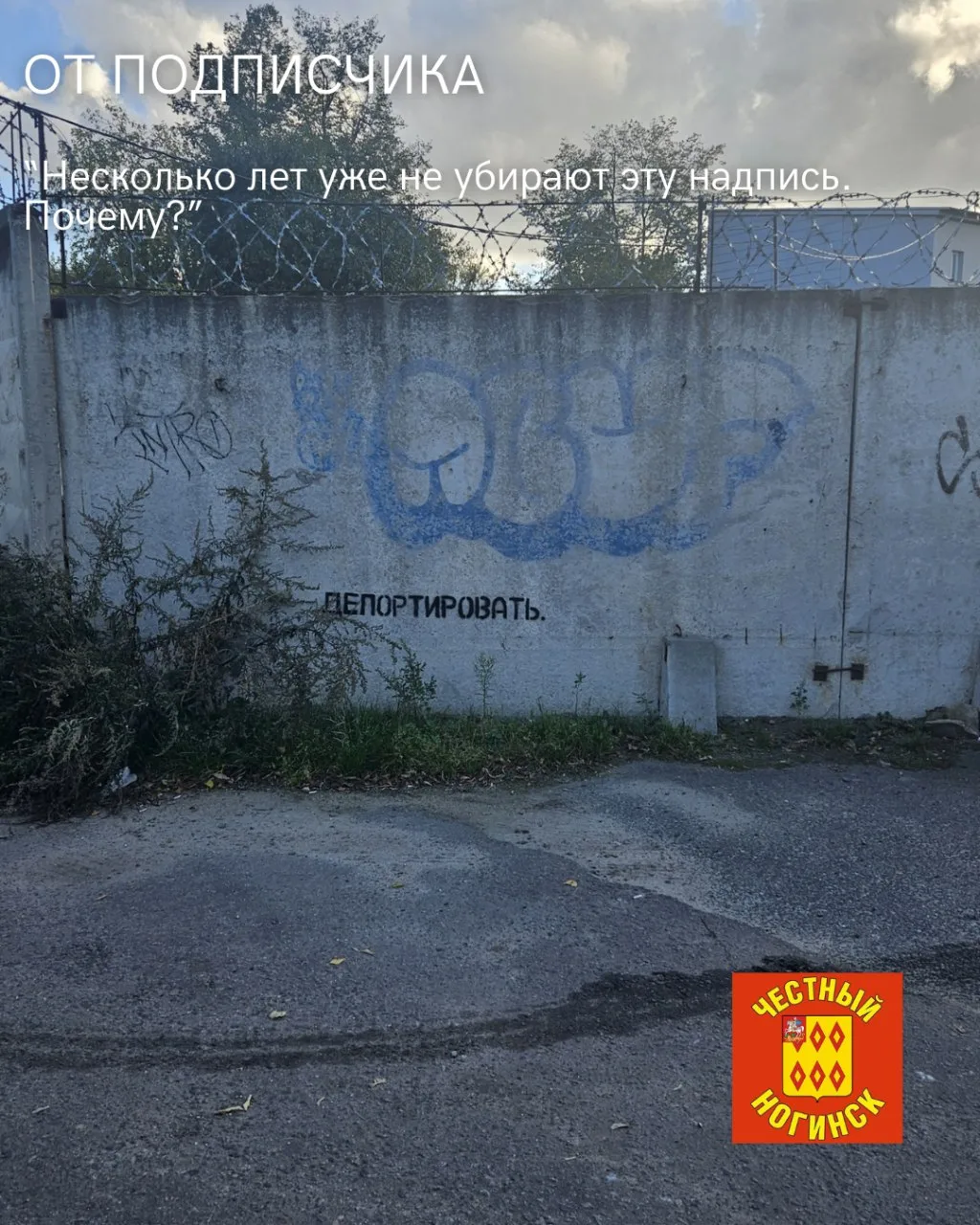 От подписчика: