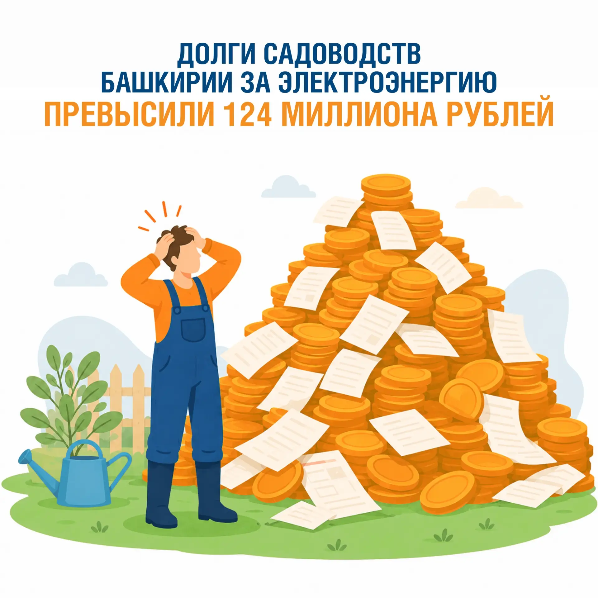 Долги садоводств Башкирии за электроэнергию превысили 124 миллиона рублей ️

 По состоянию на 1 июля