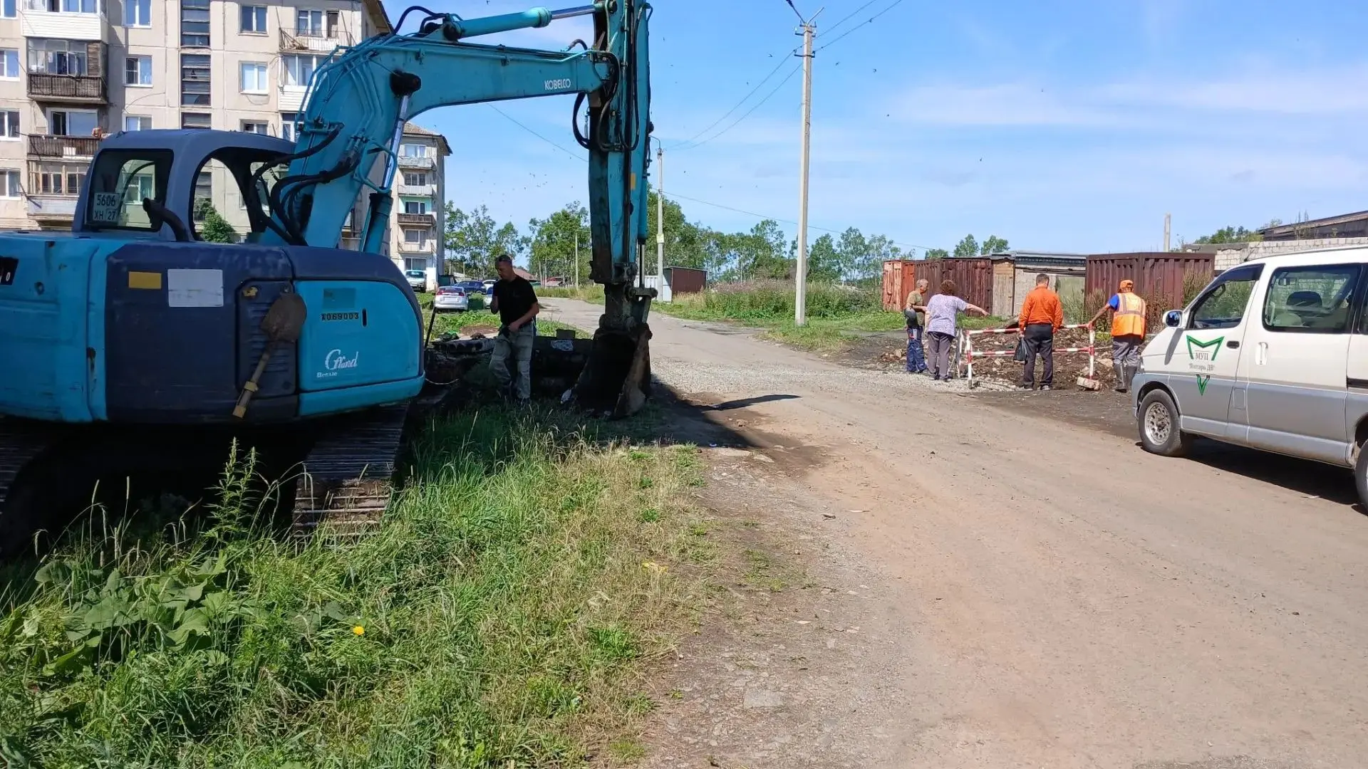 🏗️ Работы на улице Гарнизонной продолжаются