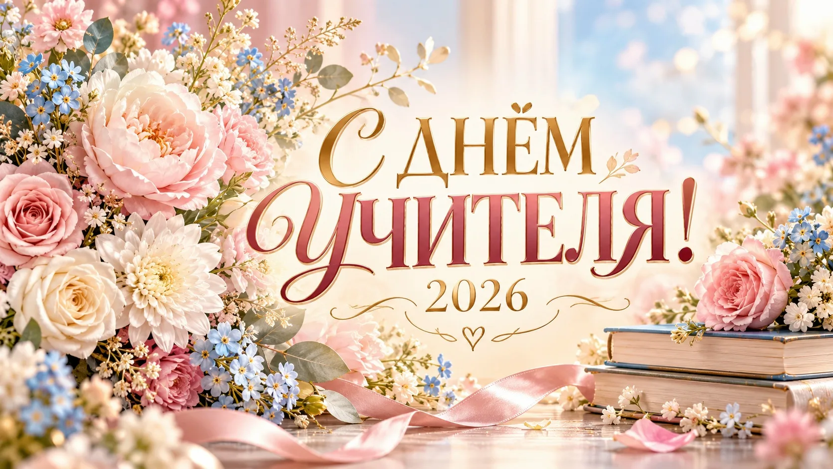 📚🌷 С ДНЁМ УЧИТЕЛЯ!