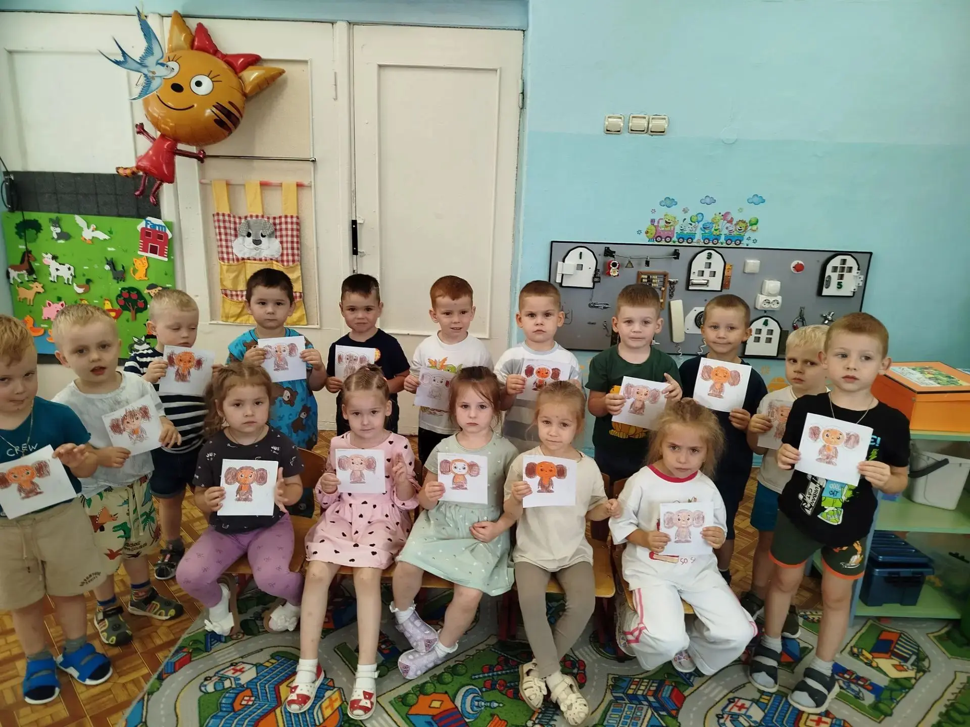 В группе "Капитошка" ( воспитатель   Варакина  Е. Н. ) прошло тематическое занятие  пос...