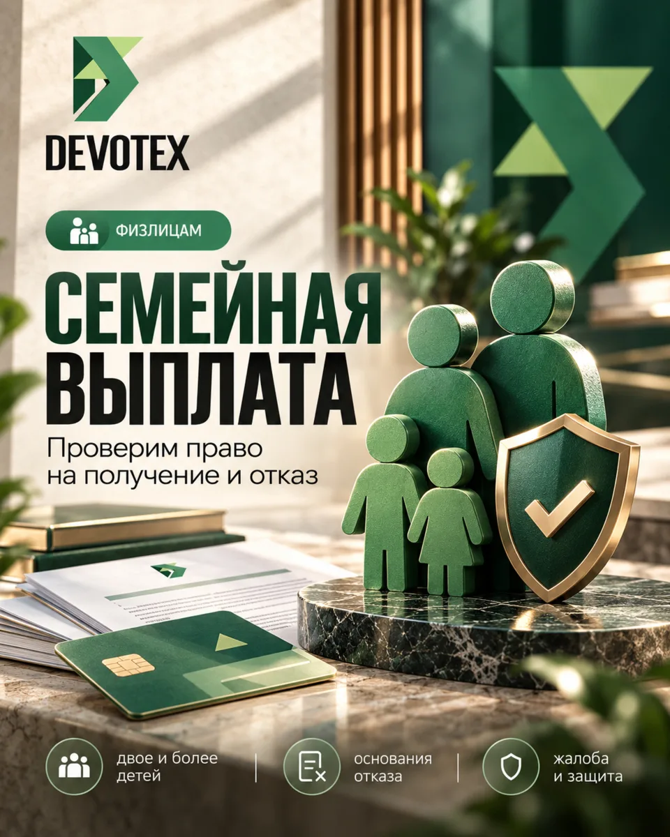В СЕМЬЕ ДВОЕ И БОЛЕЕ ДЕТЕЙ? НЕ ПРОПУСТИТЕ СРОК ПОДАЧИ ЗАЯВЛЕНИЯ НА СЕМЕЙНУЮ ВЫПЛАТУ
