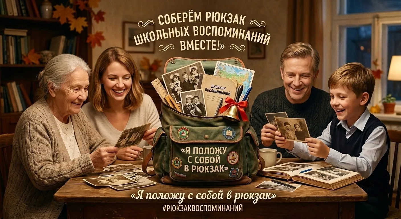 🎒 «Соберём рюкзак школьных воспоминаний вместе!»