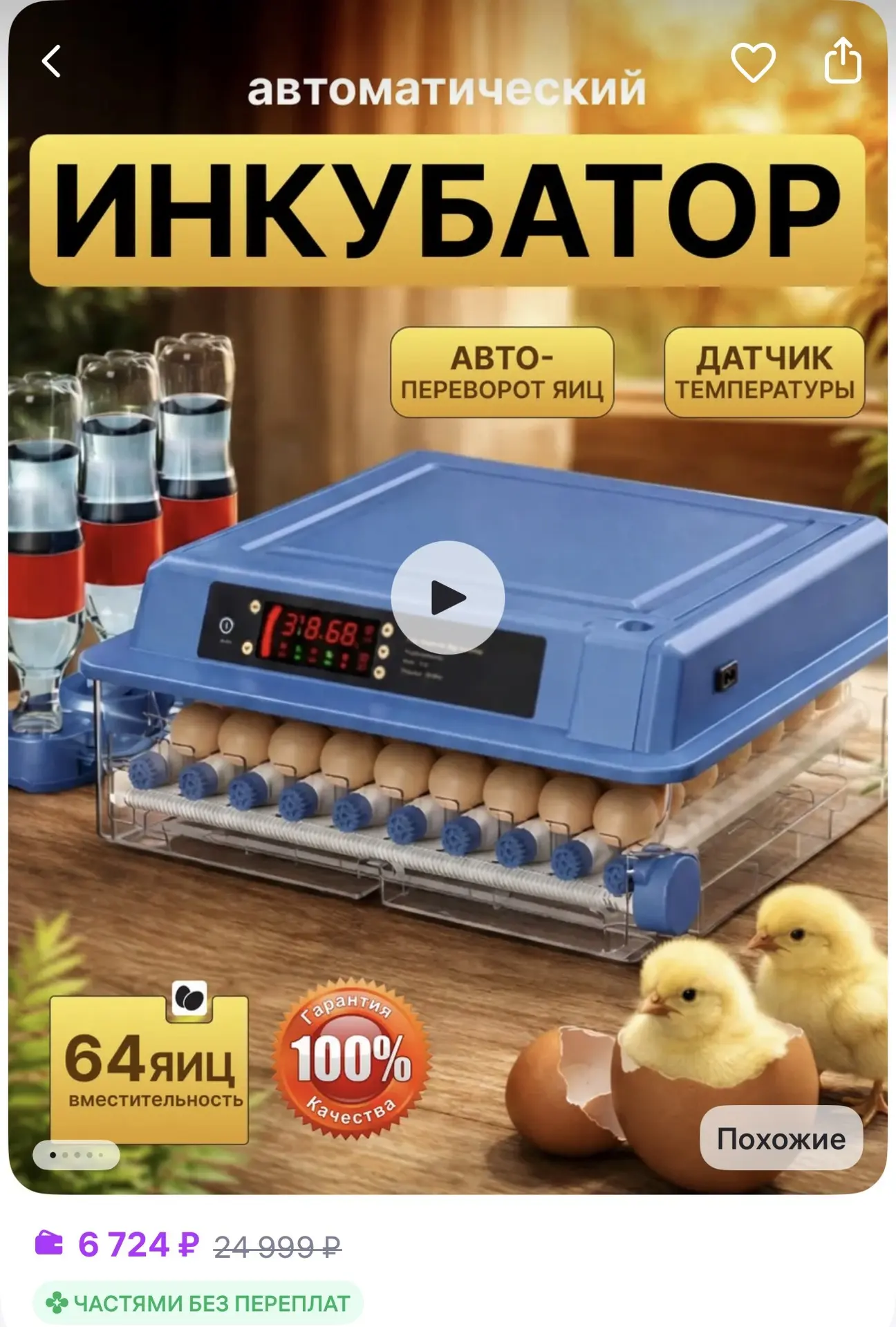 Автоматический инкубатор
