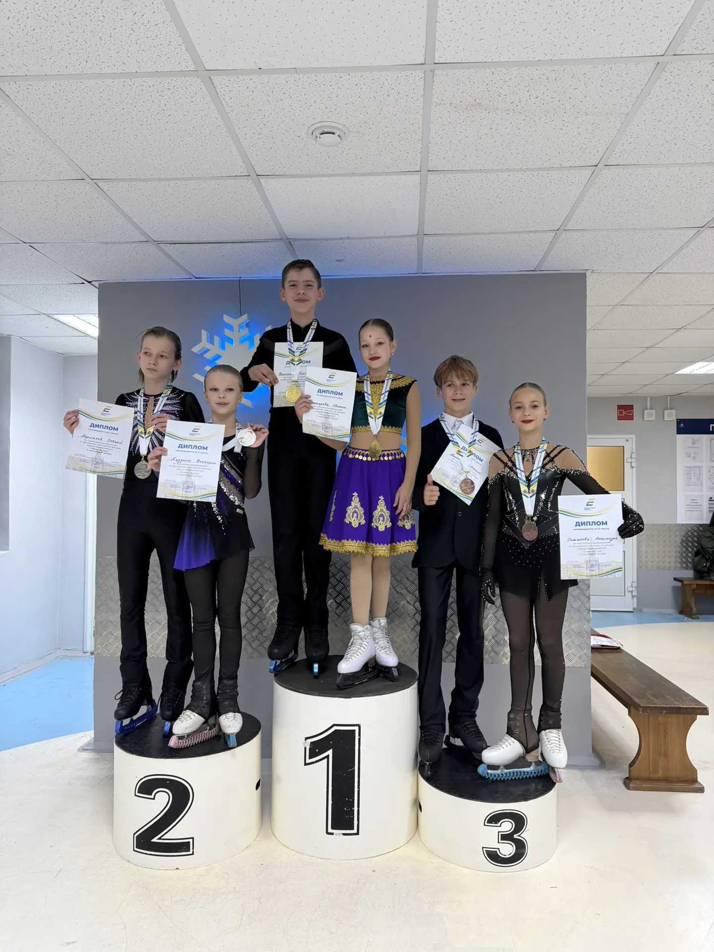 ⛸️ Первый старт сезона — и сразу отличные результаты! 🏆