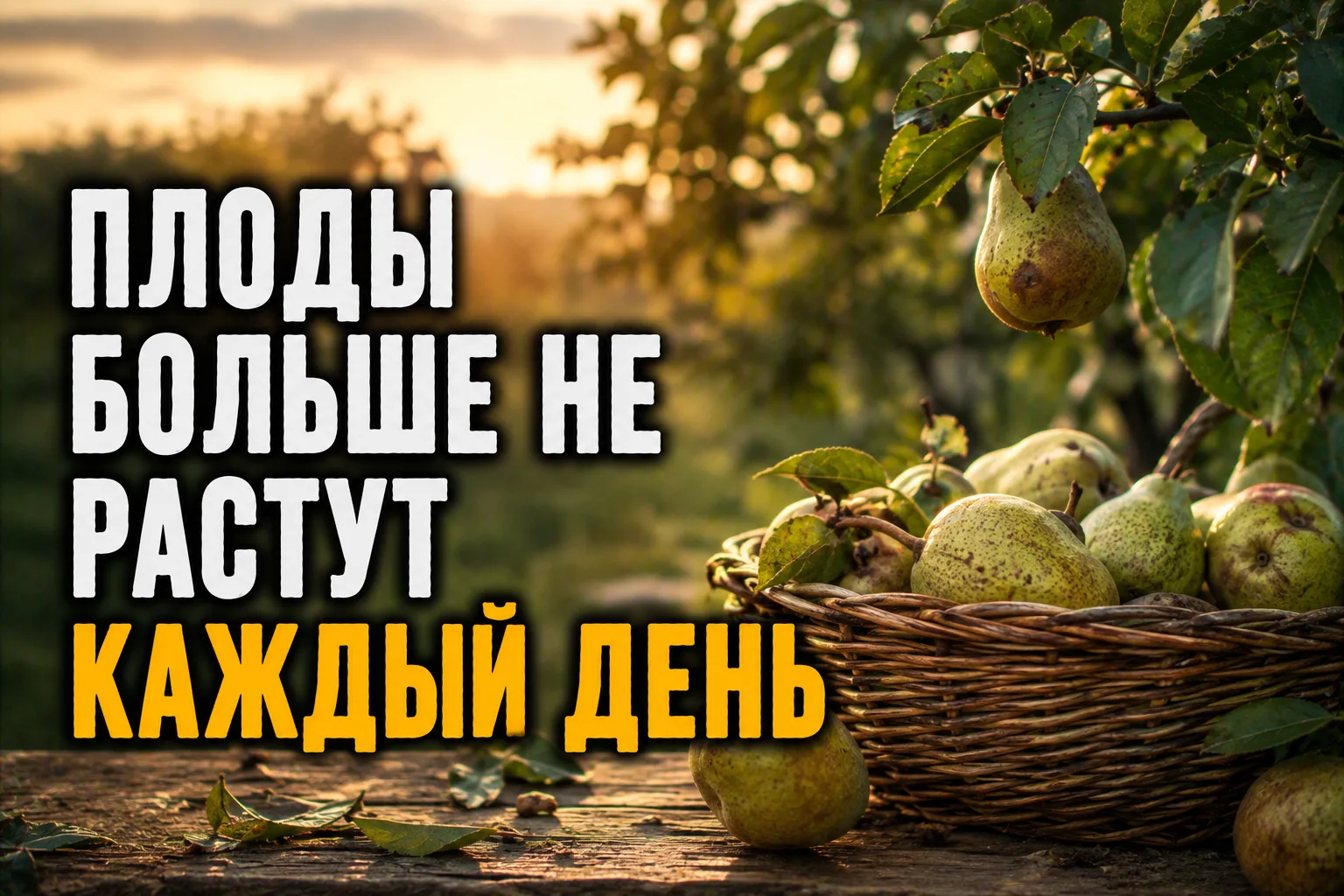 Плоды больше не растут каждый день

Кажется, что урожай замер.

Но это естественный этап.

Теперь ра