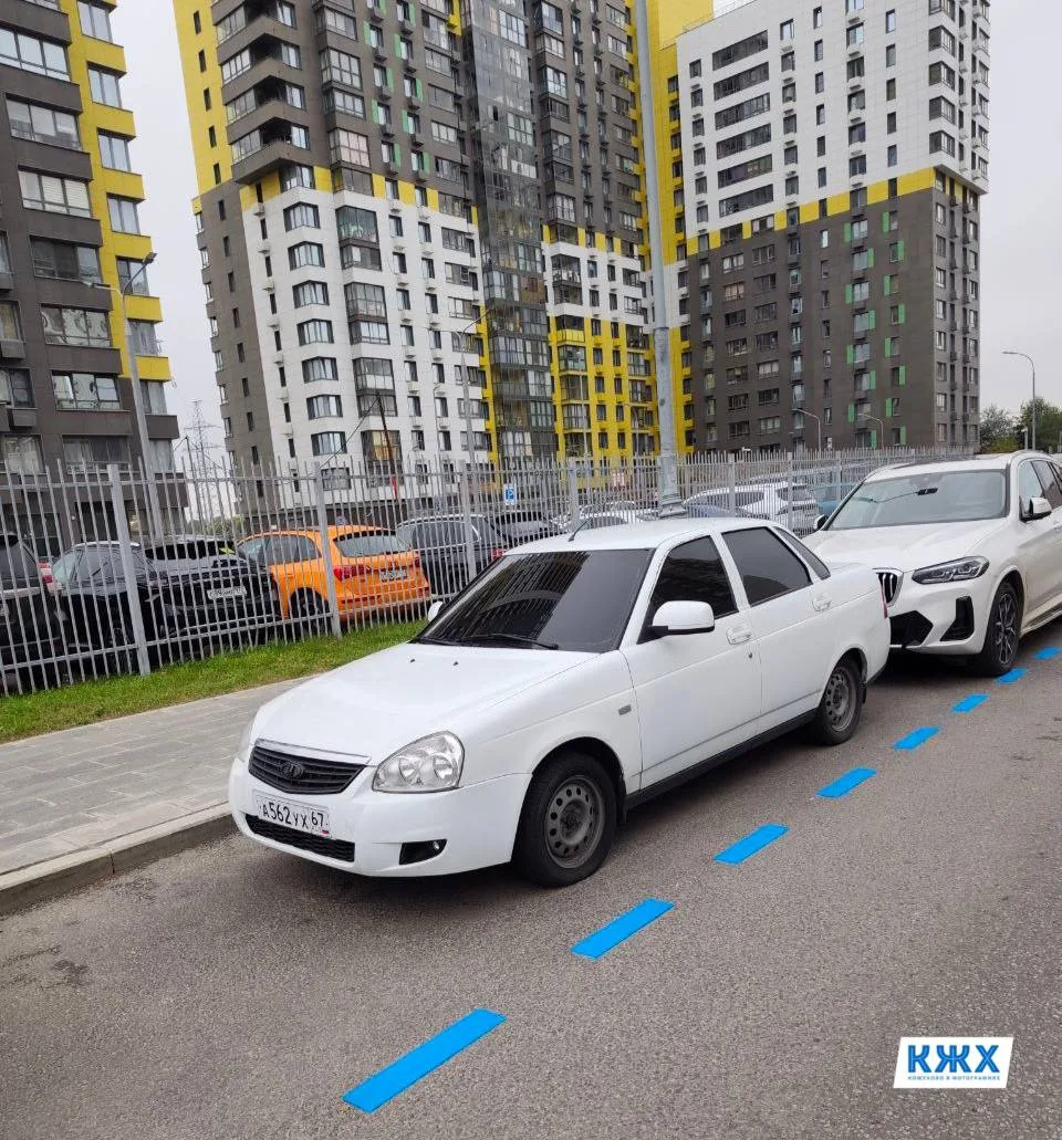 На Наташи Качуевской новая дорожная разметка, которая сильно обрадует любителей паркова...