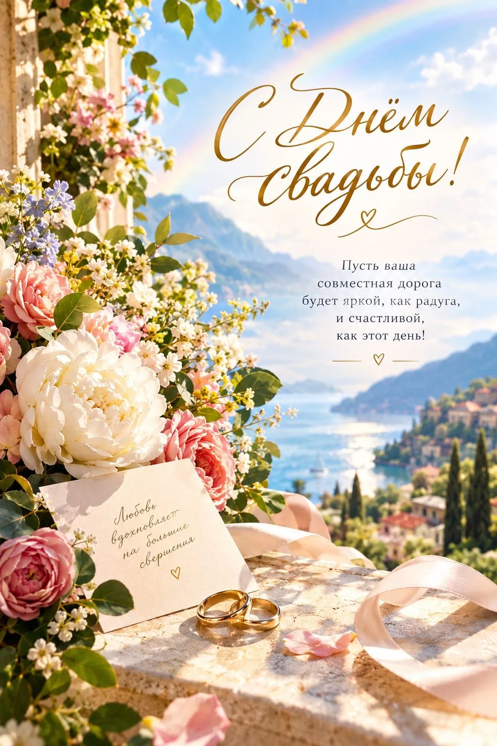 ❤️ Открытки с Днем Свадьбы