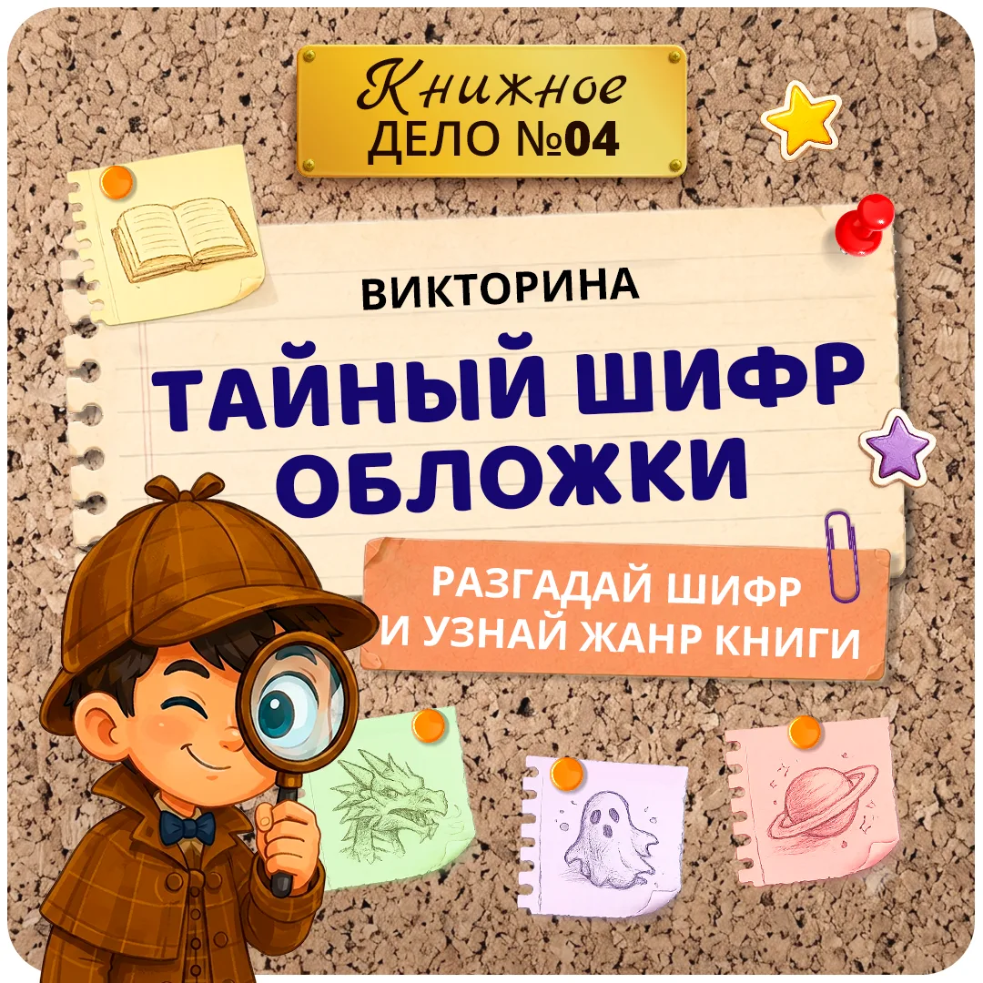 Викторина "Книжное дело №4" - "Тайный шифр обложки"